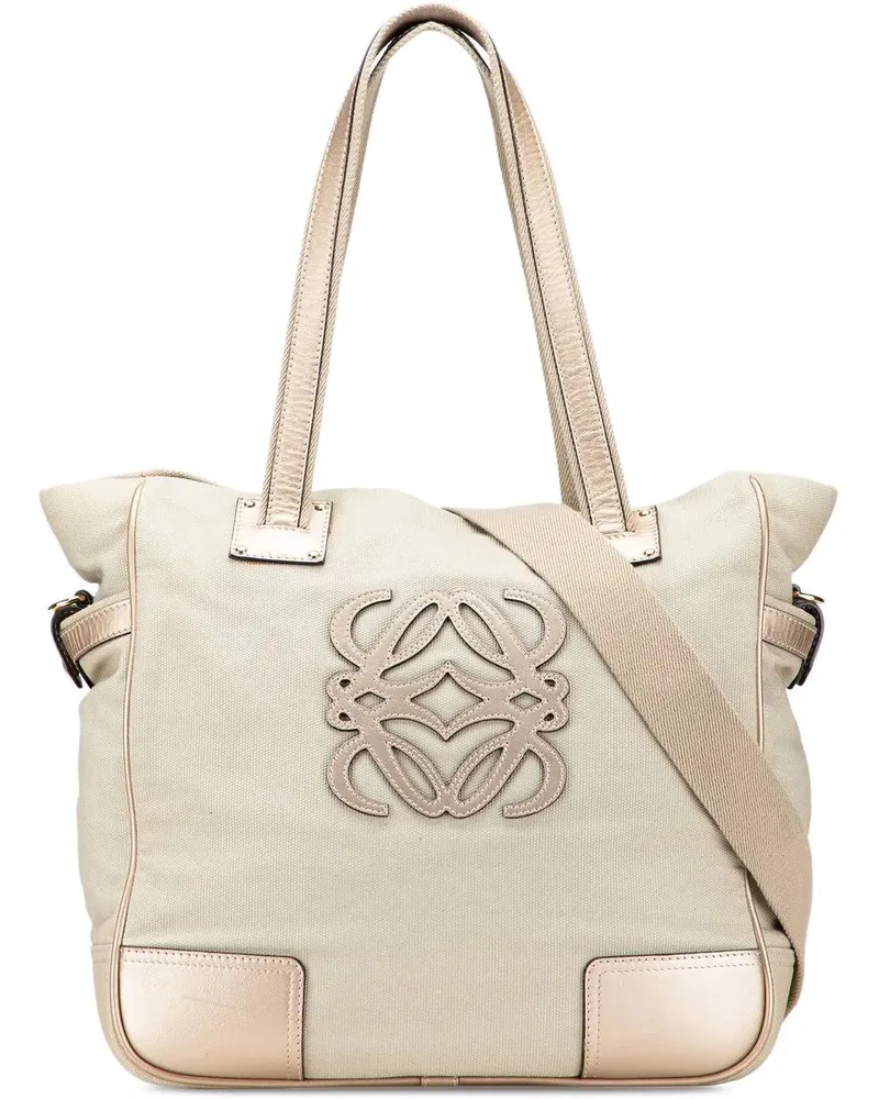 Loewe Hobo Bags Anagram Canvas Satchel braun Braun