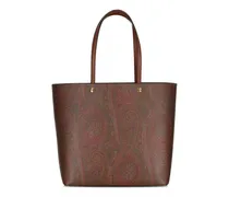 Crossbody Bags Maxi Shopper mit Paisley-Muster aus Leder 48104141