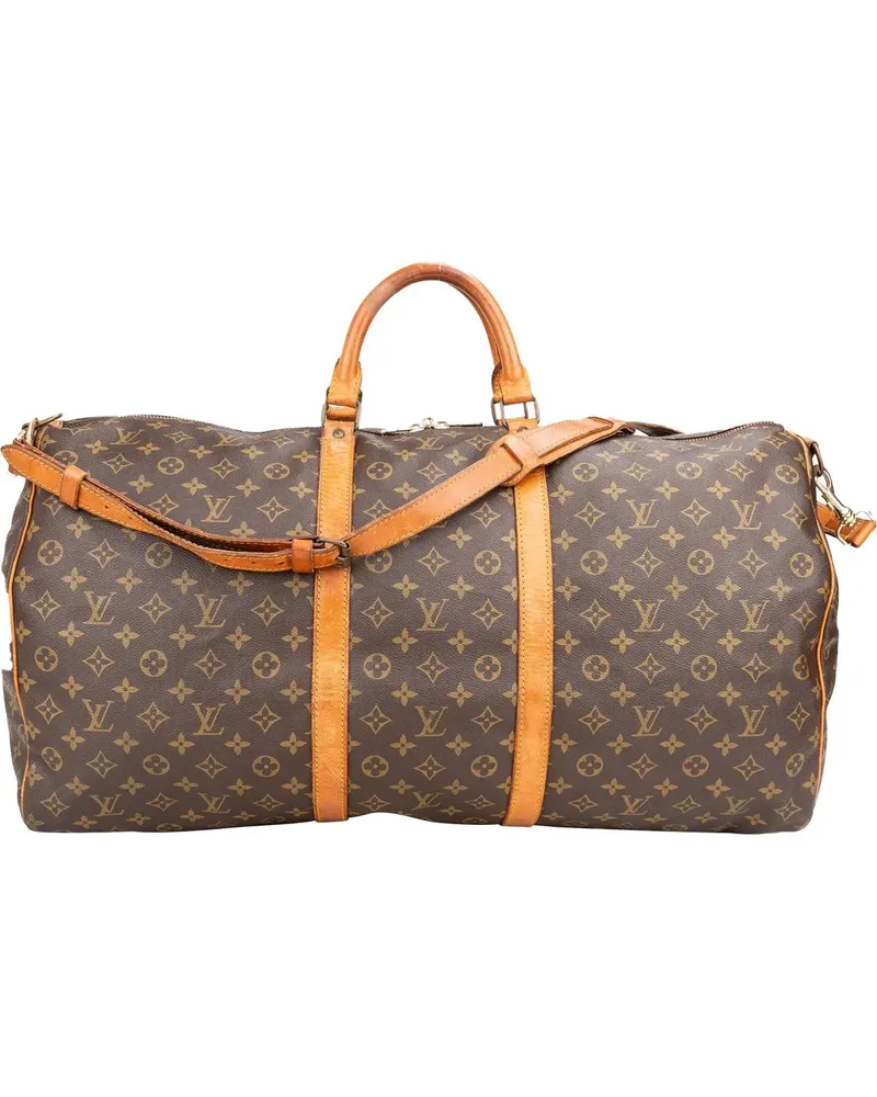Louis Vuitton Crossbody Bags  Canvas Monogram Keepall 60 Bandoulie bunt Bunt