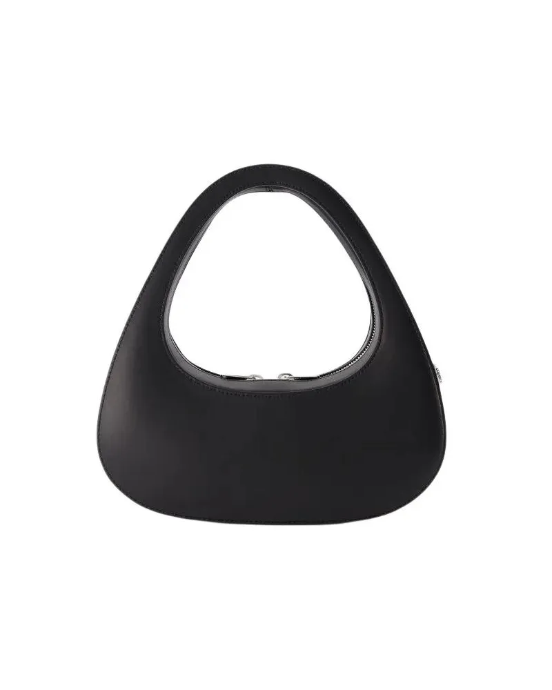 COPERNI Hobo Bags Baguette Swipe Crossbody - Leather - Black schwarz Schwarz