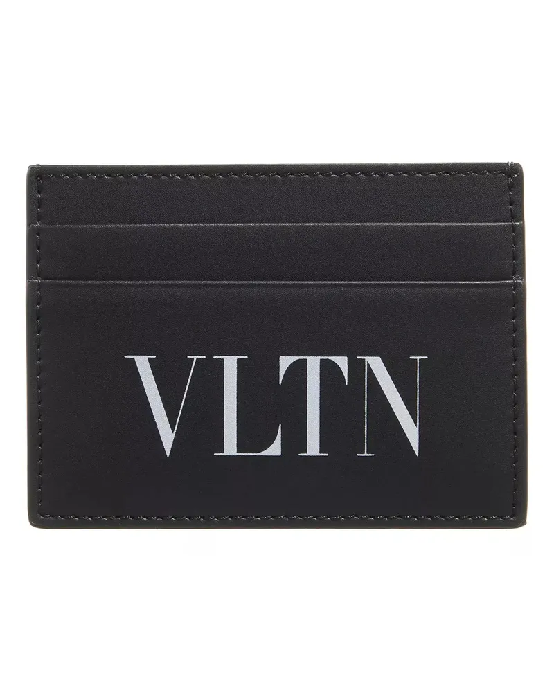 Valentino Garavani Portemonnaies Logo Print Cardholder Schwarz