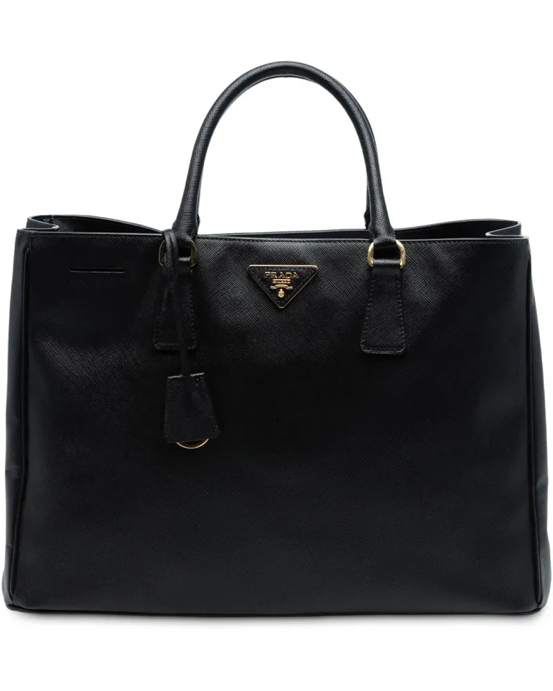 Prada Shopper Large Saffiano Lux Galleria Tote schwarz Schwarz