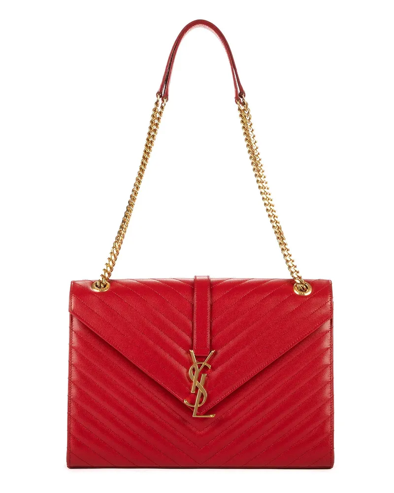 Saint Laurent Crossbody Bags Enveloppe Wallet On Chain orange Orange