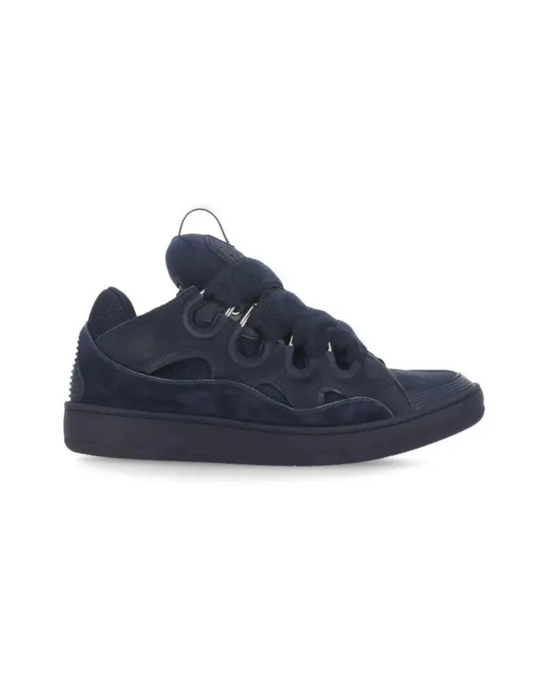 Lanvin Low-Top Sneaker Dark Blue Curb Sneakers blau Blau