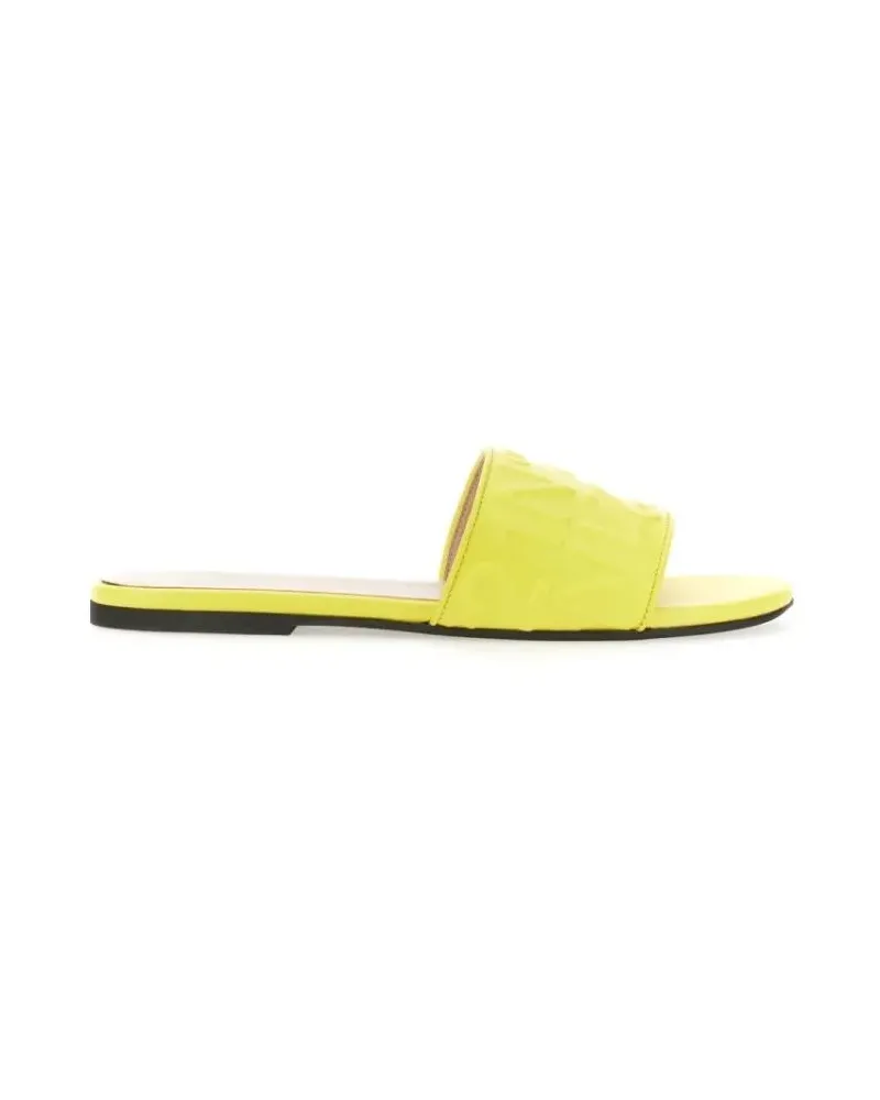 N° 21 Sandalen Slide Sandal With Logo gelb Gelb