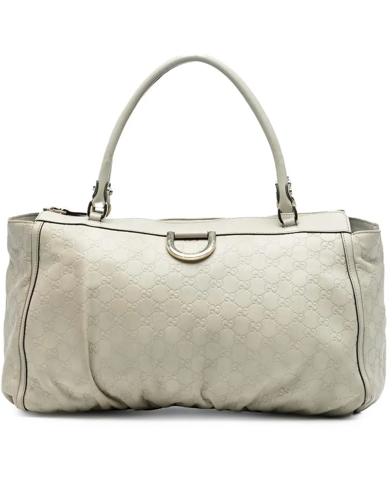 Gucci Shopper ssima Abbey D Ring Tote weiß Weiß