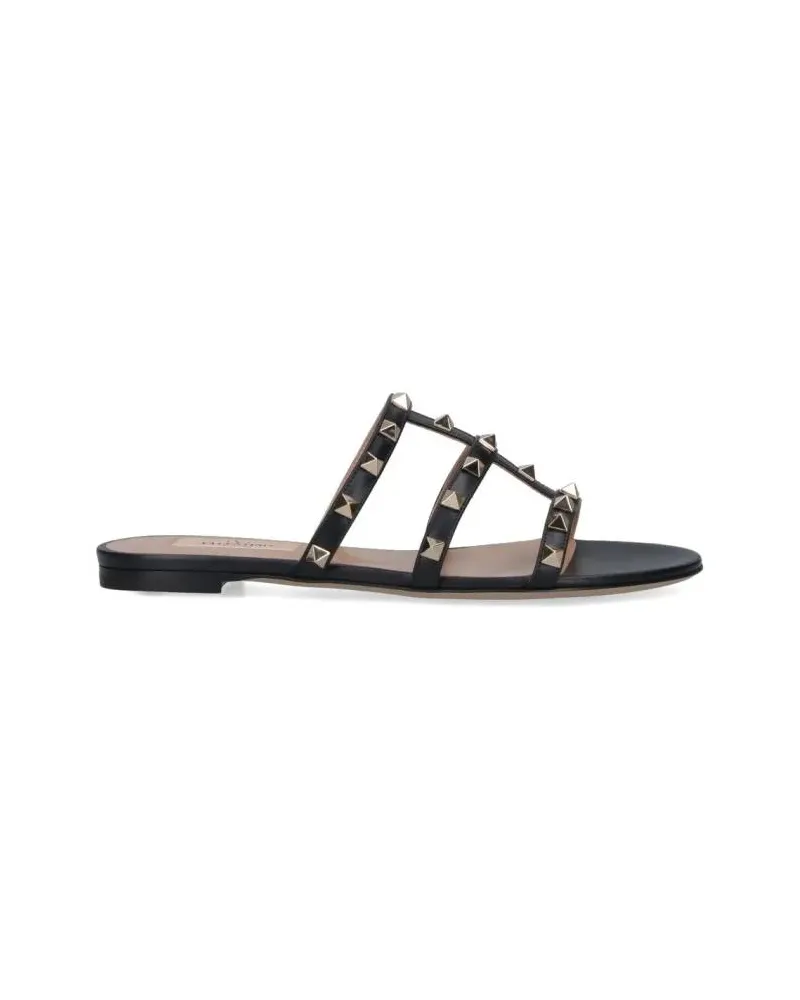 Valentino Garavani Sandalen "Rockstud" Sandals – Black schwarz Schwarz