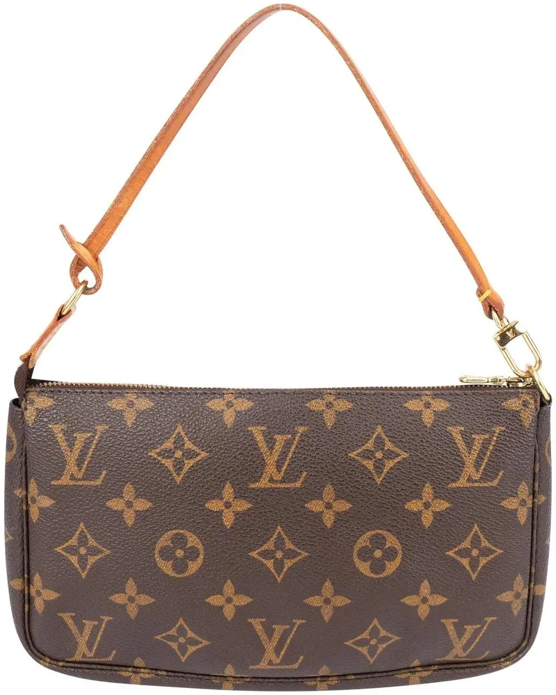 Louis Vuitton Crossbody Bags  Canvas Monogram Pochette Accessoire braun Braun