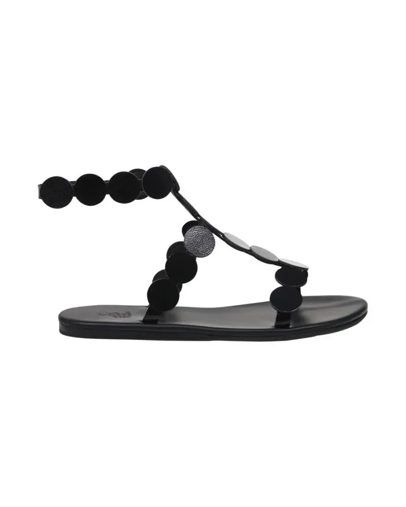 Ancient Greek Sandals Sandalen Triton Flat Sandal schwarz Schwarz