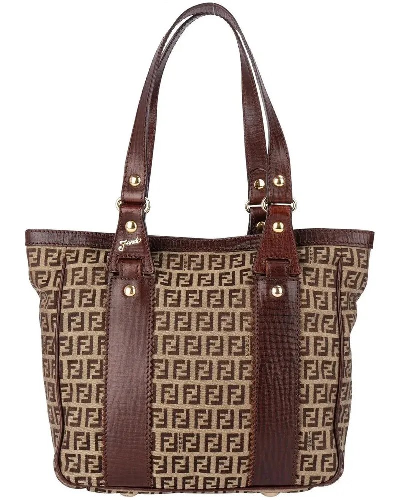 Fendi Crossbody Bags  FF Monogram Zucca Handbag bunt Bunt