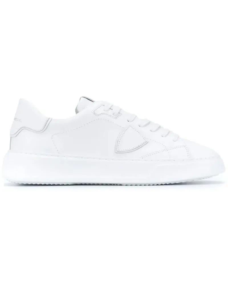 Philippe Model Low-Top Sneaker Minimalist Leather Sneakers weiß Weiß
