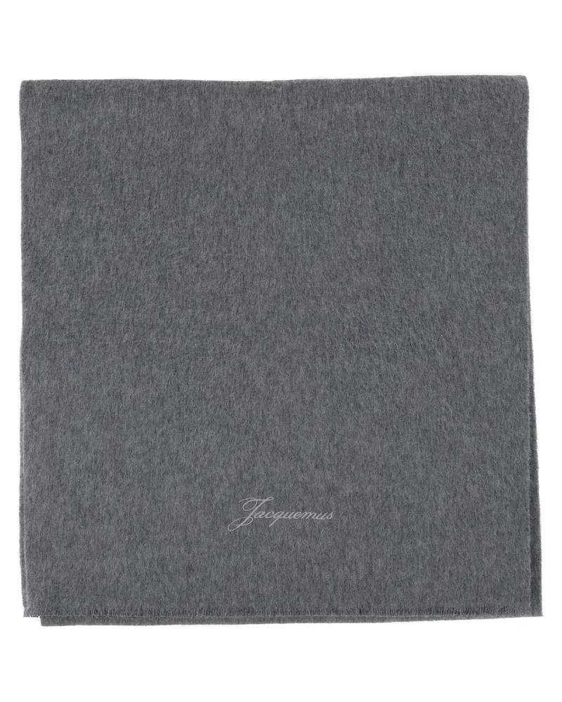 Jacquemus Tücher & Schals Wool And Cashmere Scarf grau Grau