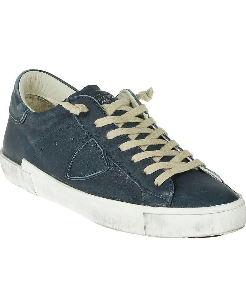 Philippe Model Low-Top Sneaker Flat Shoes Blue blau Blau