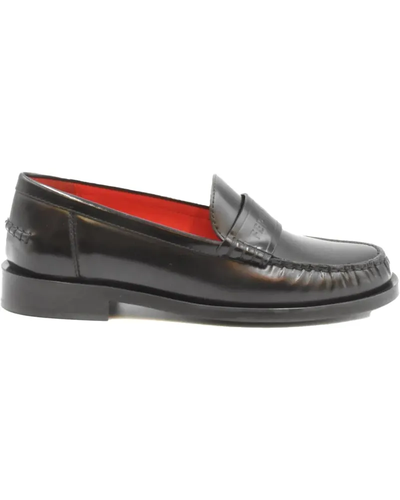 Ferragamo Loafer Moccasins Black schwarz Schwarz