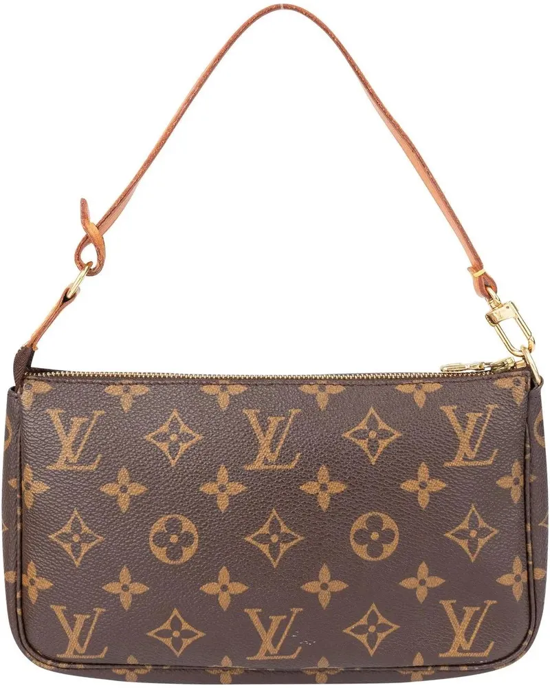 Louis Vuitton Crossbody Bags  Canvas Monogram Pochette Accessoire braun Braun