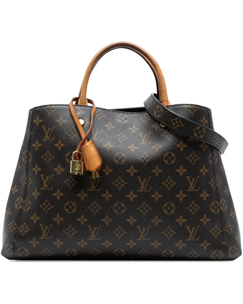 Louis Vuitton Hobo Bags Monogram Montaigne GM braun Braun