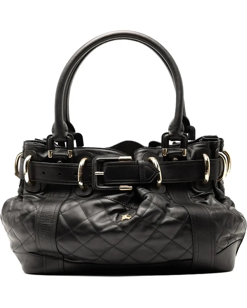 Burberry Shopper Large Quilted Leather Beaton Tote schwarz Schwarz