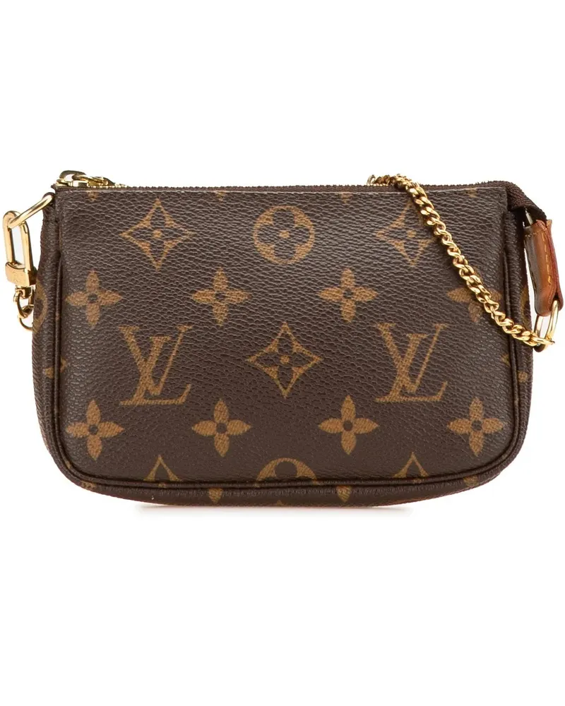 Louis Vuitton Crossbody Bags 2005 Monogram Mini Pochette Accessoires braun Braun