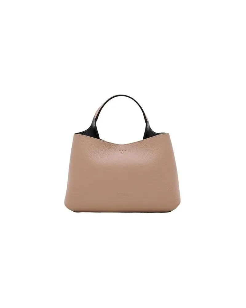 TOD'S Totes Mini Leather Shopping Bag Braun