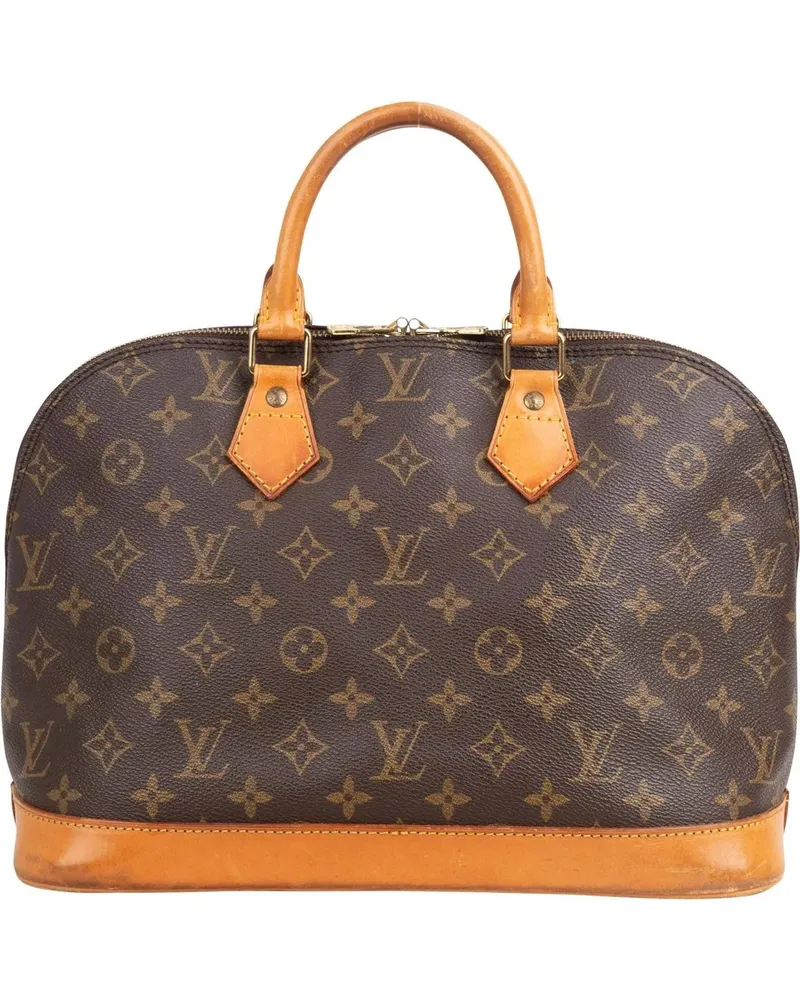 Louis Vuitton Crossbody Bags  Canvas Monogram Alma PM Handbag braun Braun