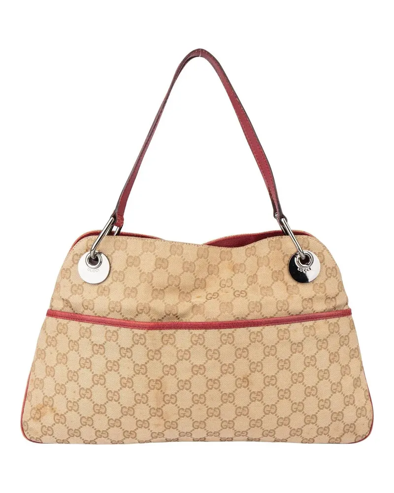 Gucci Crossbody Bags  GG Monogram Eclipse Handbag braun Braun