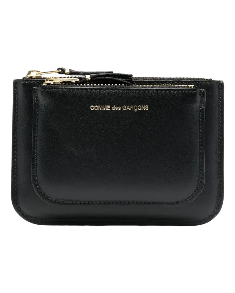 Comme des Garçons Portemonnaies Wallet Outside Pocket schwarz Schwarz