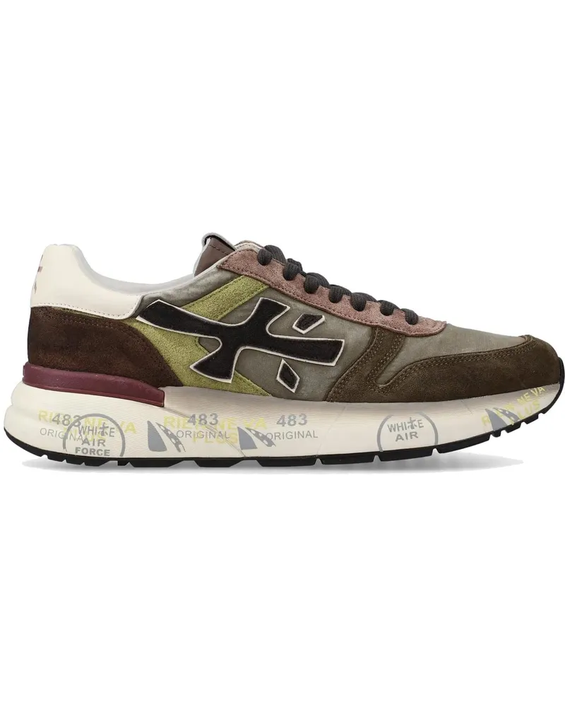 Premiata Low-Top Sneaker Mick 7717 Brown Military Green grün Grün