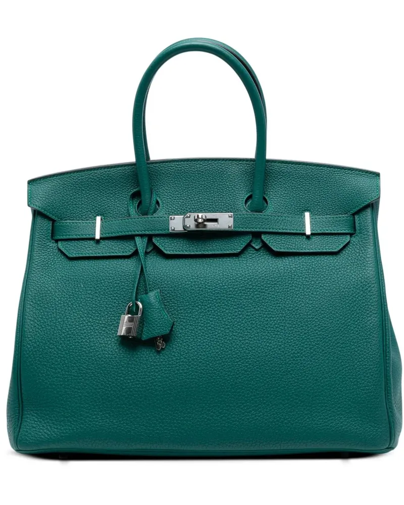Hermès Crossbody Bags Togo Birkin Retourne 35 grün Grün