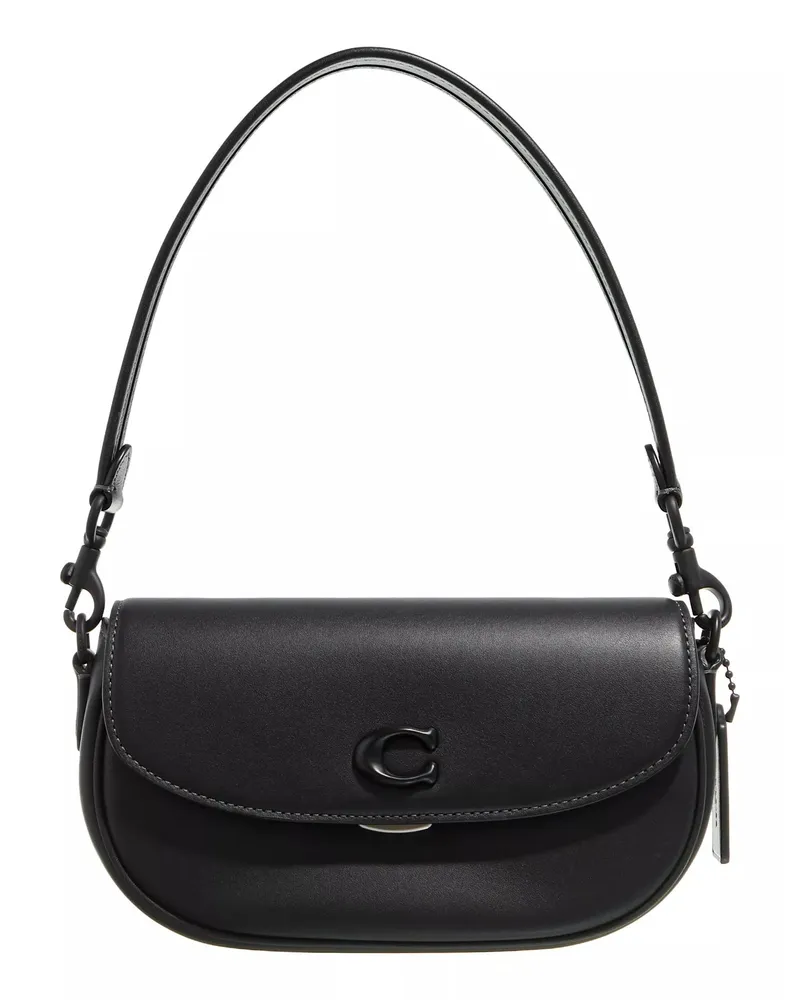 Coach Crossbody Bags Glovetanned Leather Emmy Saddle Bag 23 schwarz Schwarz