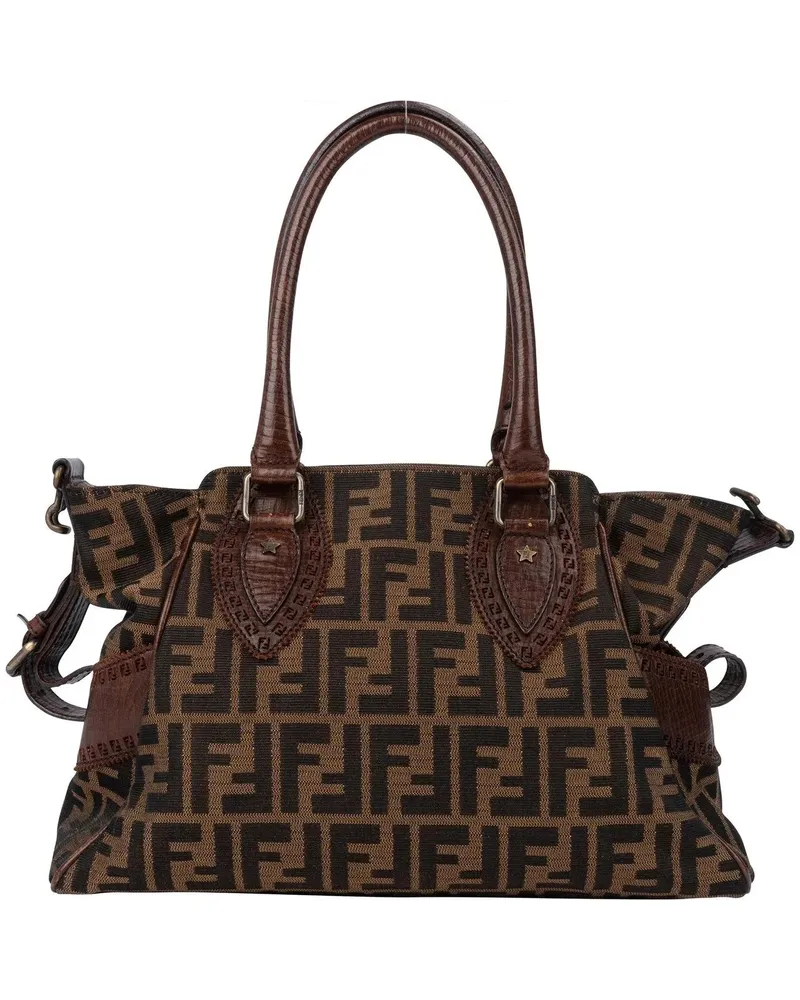 Fendi Crossbody Bags  FF Monogram Zucca Piccola Handbag bunt Bunt