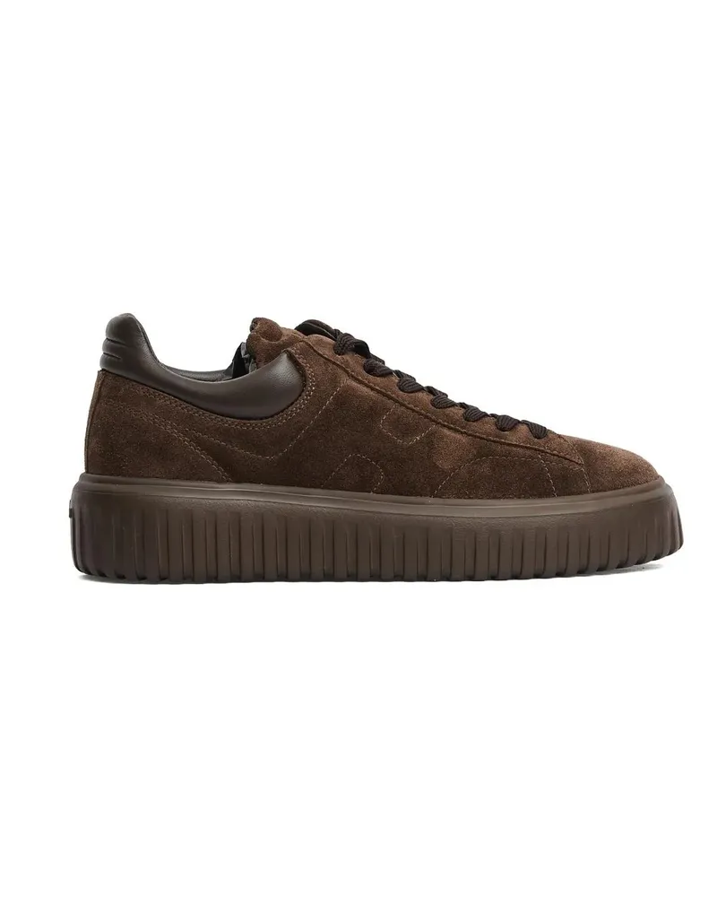 Hogan Low-Top Sneaker H Stripes Cam Brown Sneakers braun Braun