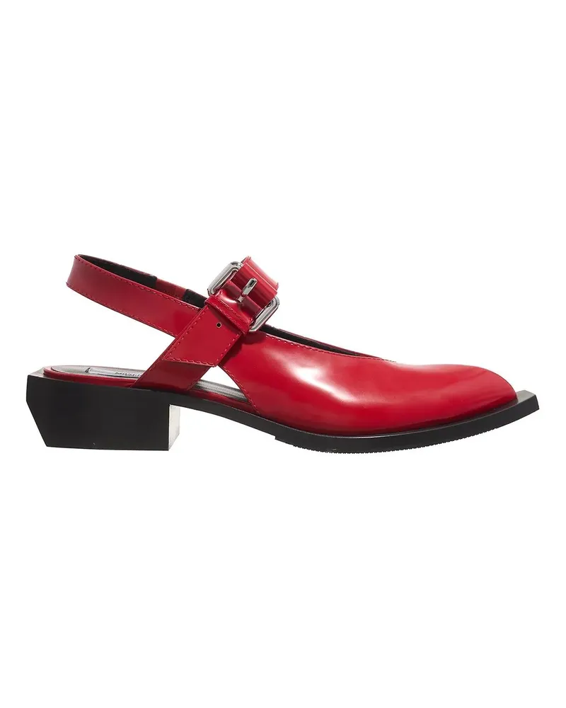 Moschino Sandalen Big Buckles rot Rot