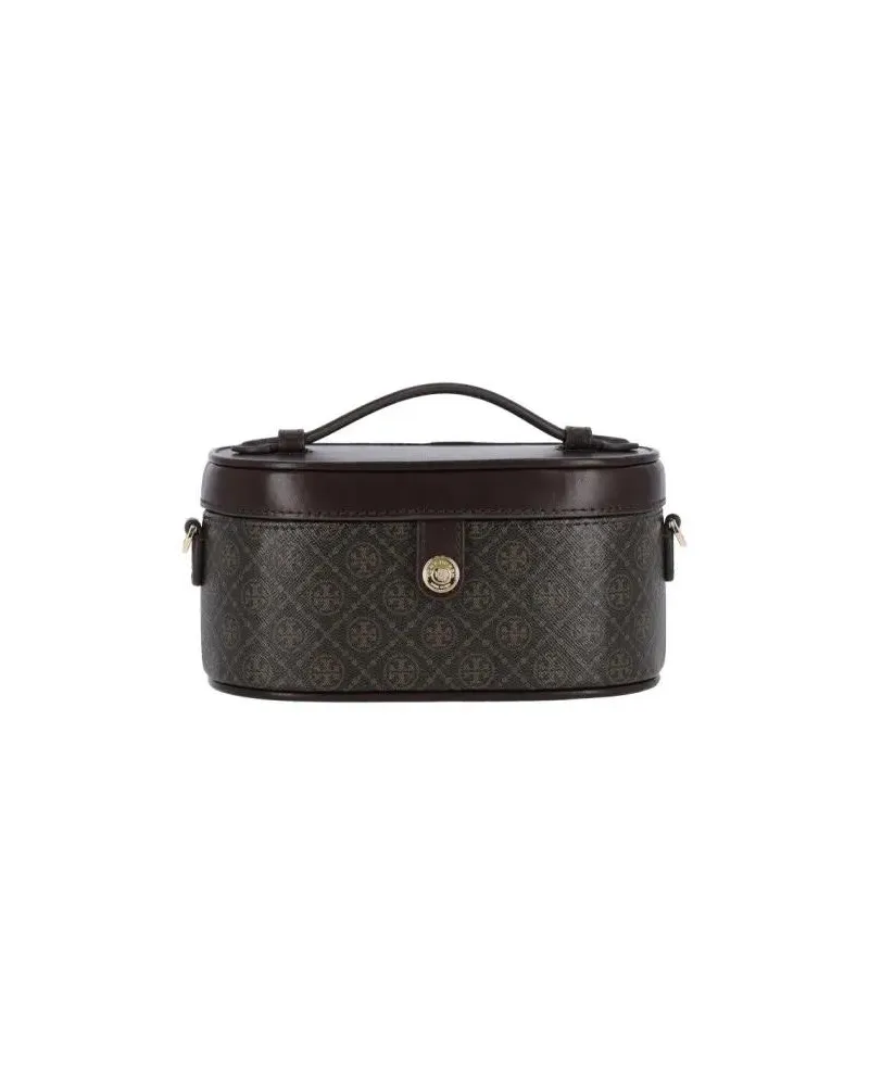 Tory Burch Hobo Bags "T Monogram" Jewelry Case – Brown braun Braun