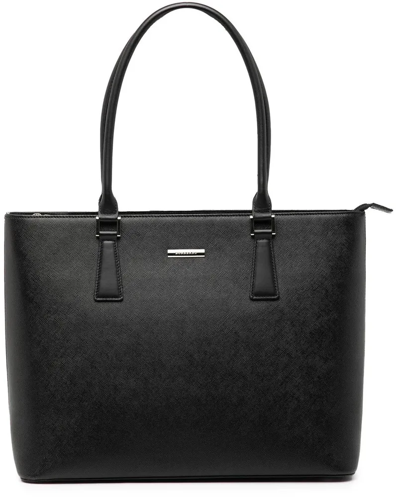 Burberry Shopper Leather Tote schwarz Schwarz
