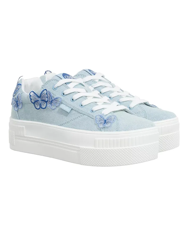 Buffalo Sneaker Paired Butterfly blau Blau