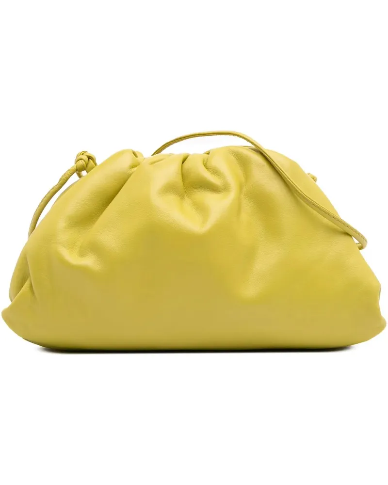 Bottega Veneta Hobo Bags Lambskin The Mini Pouch Crossbody gelb Gelb