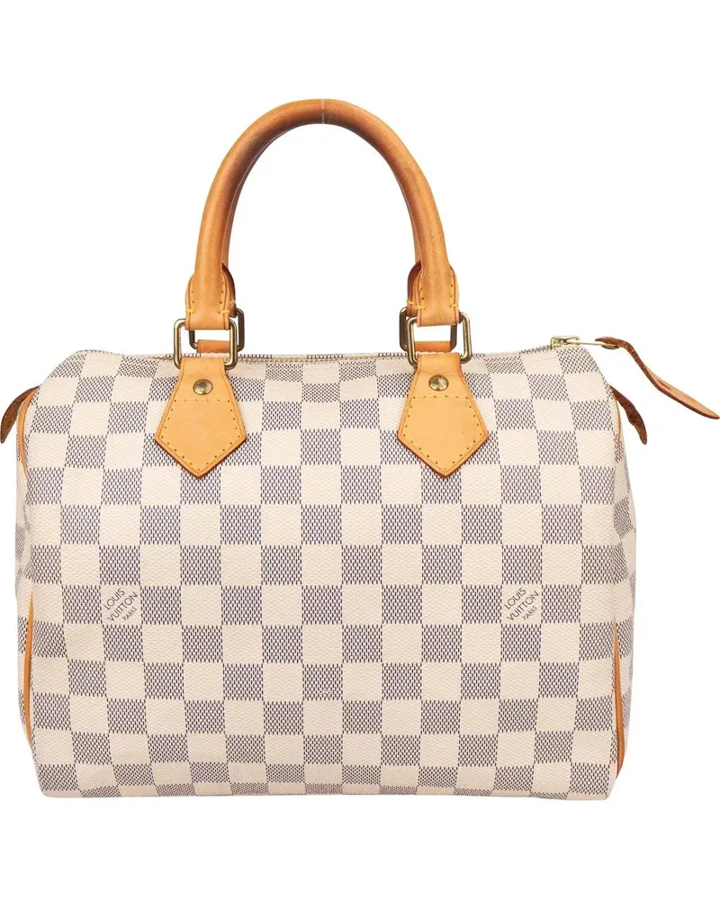 Louis Vuitton Crossbody Bags  Damier Azur Monogram Speedy 25 Handb weiß Weiß