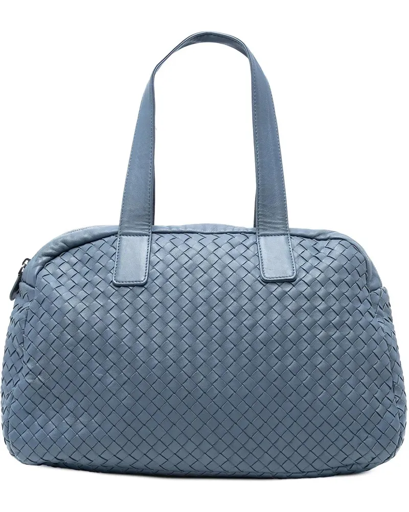Bottega Veneta Crossbody Bags Nappa Intrecciato Handbag blau Blau