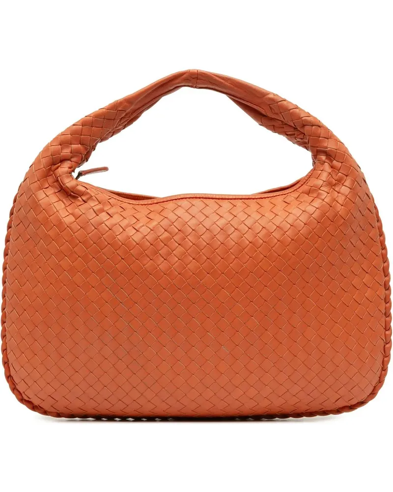 Bottega Veneta Hobo Bags Small Nappa Intrecciato Veneta Hobo orange Orange