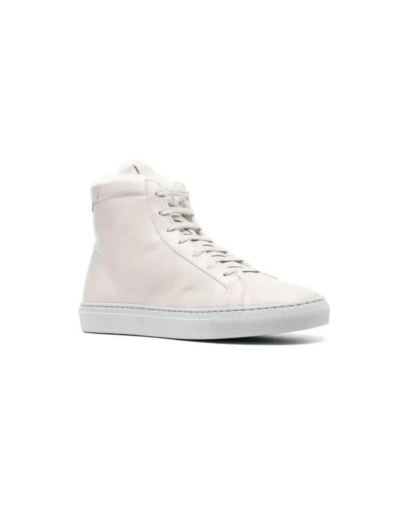 Eleventy Low-Top Sneaker High-Top Sneakers In Smooth Cow Leather grau Grau