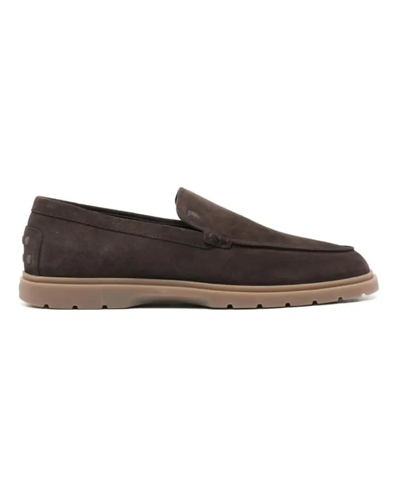 TOD'S Loafer Logo Loafers schwarz Schwarz