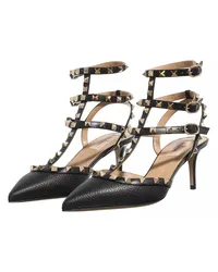 Valentino Garavani Pumps & High Heels Rockstud Ankle Strap T.65 Schwarz