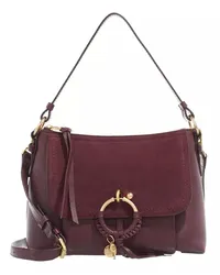 See by Chloé Crossbody Bags Joan Grained Shoulder Bag Leather Violett