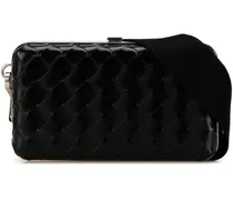 Hobo Bags Spazzolato Intrecciato Box Messenger Bag schwarz