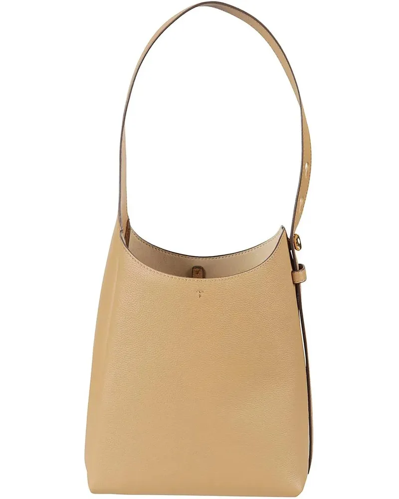 Tory Burch Crossbody Bags Small Romy Hobo Bag Brown braun Braun