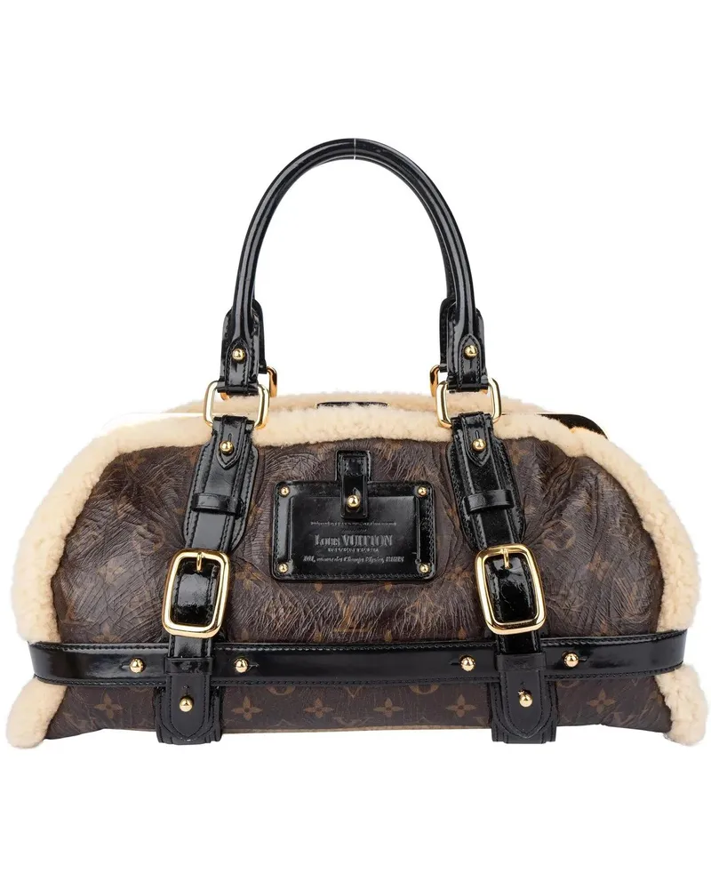 Louis Vuitton Crossbody Bags  Limited Shearling Sac Storm Handbag braun Braun