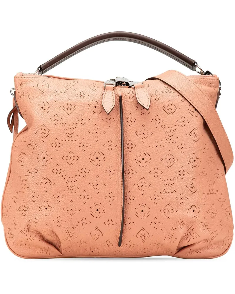Louis Vuitton Hobo Bags Monogram Mahina Selene PM rosa Gold