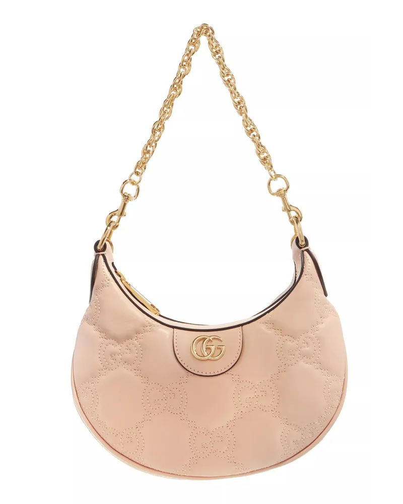 Gucci Crossbody Bags Mini GG Shoulder Bag Matelassé Leather Beige