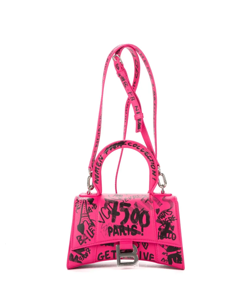 Balenciaga Crossbody Bags XS Hourglass pink Rosa