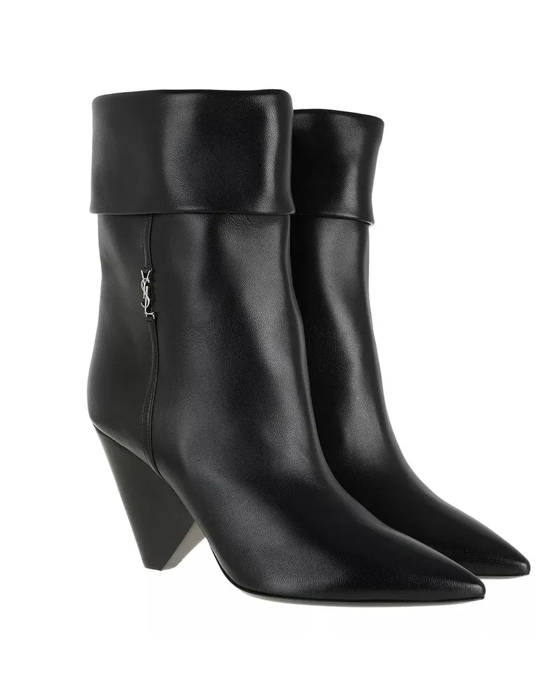 Saint Laurent Stiefel & Boots Niki Monogram Booties Smooth Leather schwarz Schwarz